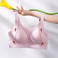 thumbnail image 4 of Xdegoge Seamless Bras for Women Plus Size Push Up Wireless Adjustable Straps Padded Bralette No Underwire Comfort Soft Full Coverage Bra, 4 of 5