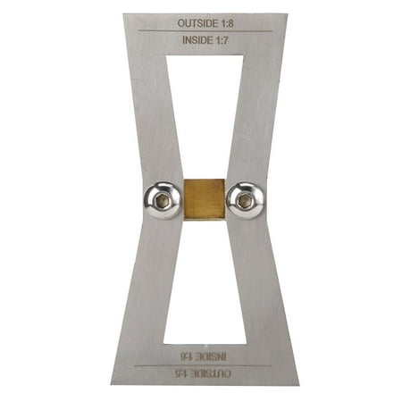 

2024 Stainless Steel Dovetail Gauge Woodworking Tool Dovetail Wood Marking Ruler(Without Scale)