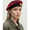 Maroon, variant on Traditional Wool Beret Cap with Metal Star Badge – Unisex French Style Hat