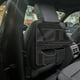 thumbnail image 5 of Organizador de asiento trasero de coche con bolsillo de almacenamiento y bandeja plegable para mesa, multifuncional. Negro, 5 of 9