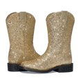 thumbnail image 4 of Botas vaqueras Rollda Kids Glitter Western Gold, talla 3, 4 of 7