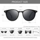 thumbnail image 4 of Gafas de sol clásicas vintage redondas polarizadas SUNGAIT SGT167-LHH, 4 of 6
