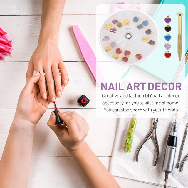 unbranded 1Jgo Pendientes Decorativos Para Manicura En Aleación Con Estilo Único