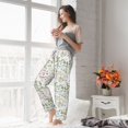 thumbnail image 3 of Haiem Aerial Flora Women's Pajama Pants Ultra Lightweight Pjs Bottoms Sleepwear Bottom Pants With Pocket Drawstring-Large, 3 of 7