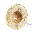 thumbnail image 3 of PENGXAING Adjustable Fake Braids Pet Woven Sunshade Hat For Small Dogs And Cats, 3 of 5
