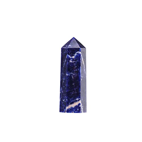 Runyangshi Large Natural Healing Crystal Wand Sodalite Crystal Tower 6 ...