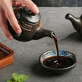 thumbnail image 2 of Ceramic Japanese Ceramic Soy Sauce Vinegar Pot Cooking Oil Dispenser Sushi Sauce Container-B-165ml, 2 of 8