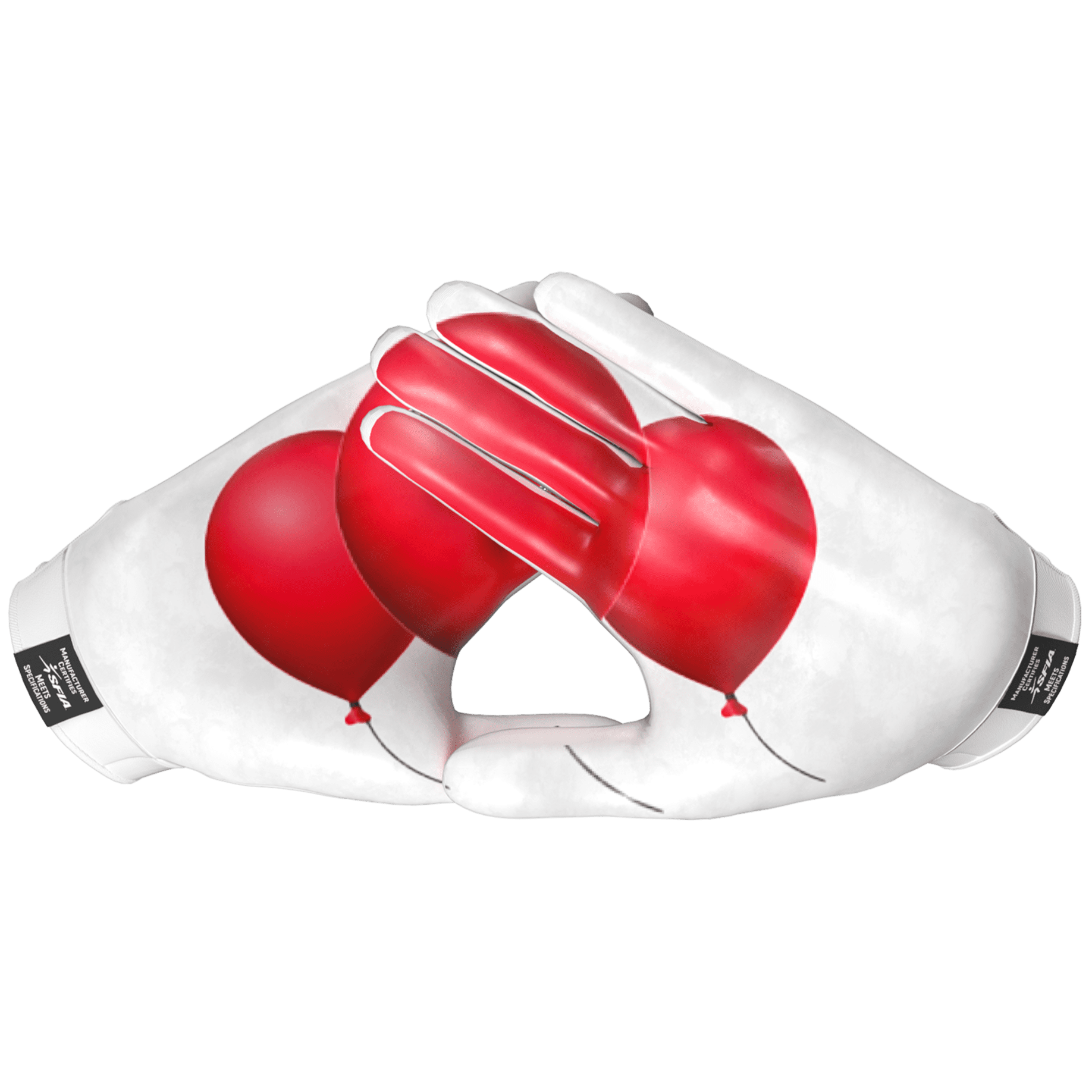 Clown Football Gloves - VPS3 by Phenom Elite (Large)