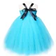 thumbnail image 4 of Vestido de tutú de princesa Alicia para niñas, color azul cielo, flores blancas, vestidos de fiesta de cumpleaños para niñas, vestido de baile, disfraces festivos de Halloween para niños, 4 of 5