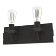 thumbnail image 2 of Hunter - Perch Point 2-light Noble Bronze, Small Vanity Light, Dimmable, Casual Style, for Bedrooms, Dining, Living Rooms - 19430, 2 of 6