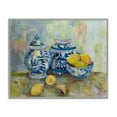 thumbnail image 4 of Stupell Industries Lemons and Pottery Yellow Blue Classical Painting Gray Framed Art Print Wall Art, 11x14, by Jeanette Vertentes, 4 of 5