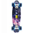 thumbnail image 3 of Monopatín Meketec Mini Cruiser Retro Starry de 22 pulgadas, color morado, 3 of 4