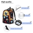 thumbnail image 3 of Goofa The Nightmare Before Christmas Pattern Durable Canvas Daypack - High-Quality Vintage Backpack, Compact & Versatile for Travel and Everyday Use-Medium, 3 of 5