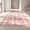 Pink, variant on MMGUQA Plaid Doormat Layered Door Mat for Front Porch Decor Hand Woven Washable Entryway Welcome Mat Spring Summer Plaid Rug for Farmhouse Patio