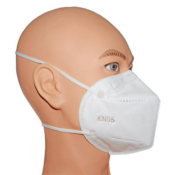 TELOLY 10Pcs Kn95 Face Masks,Dust Protection Face Masks,Kn95 Filter Surgical Masks,White