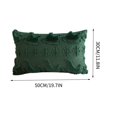 thumbnail image 3 of Puntoco Funda de almohada navideña con diseño de trineo de nieve y árbol de Navidad, bordada, para sala de estar, sofá, decoración de fiestas navideñas, 1 unidad, 3 of 5