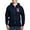 Navy, variant on CafePress - Pepsi Flashback Bubbles Zip Hoodie (Dark) - Zip Hoodie, Classic Hooded Sweatshirt with Metal Zipper