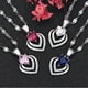 thumbnail image 5 of Monstrate Collar de amplia aplicación adecuado para mujeres de todas las edades Collar con colgante de corazón Collares para mujeres Ropa, zapatos y accesorios Miscelánea Azul, 5 of 6