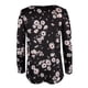 thumbnail image 5 of Blusa superior informal con estampado de flores y cuello redondo de manga larga a la moda sexy para mujer Pompotops  FGAJ5542, 5 of 5
