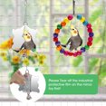 thumbnail image 5 of MQ 10 Packs Bird Swing Chewing Toys- Parrot Hammock Bell Toys Parrot Cage Toy Bird Perch with Wood Beads Hanging for Small Parakeets, Cockatiels, Conures, Finches,Budgie,Parrots, Love Birds, 5 of 7