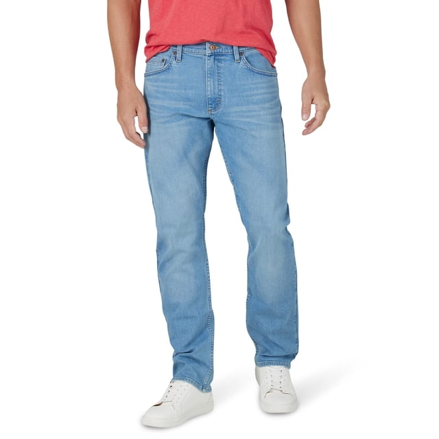 Wrangler Authentics - Jeans elásticos para Hombre, Deacon, 33W x 30L
