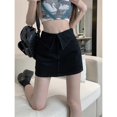thumbnail image 5 of Women's Denim High-Waisted A-Line Skort with Anti-Slip Design - Summer Lightweight Stretch Short Skirt, 5 of 10