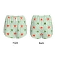thumbnail image 3 of Lsque Colorful polka dots bow Printed Women's Running Shorts with Liner Pockets,Elastic Quick Dry Workout Athletic Gym Yoga Shorts,Womens High Waist Shorts-Small, 3 of 7