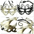 thumbnail image 3 of Unique Bargains 1 Pc Bees Party Mask Gold Tone Plastic, 3 of 5