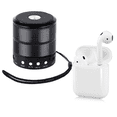 thumbnail image 1 of Bocina para celular negra con radio FM mas audifonos, 1 of 5