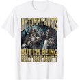 thumbnail image 1 of My Tummy Hurts Funny Hard Skeleton Meme Bootleg Camiseta, 1 of 2