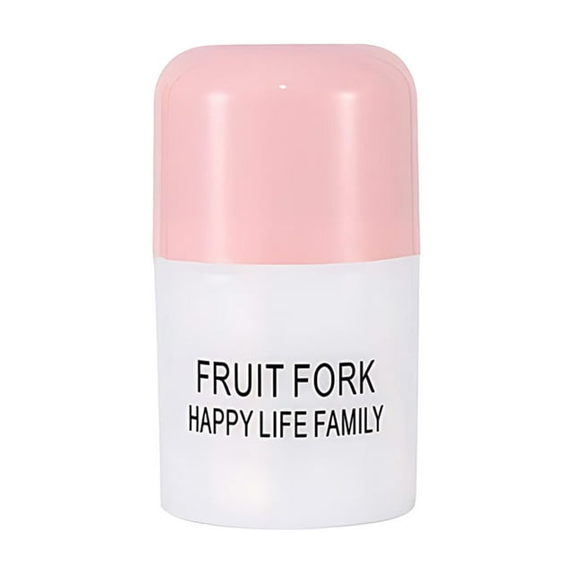 Fruit Fork Set Fruit Skewer One- Plastic Two-tooth Home Eating Fruit Cake Dessert Small Fork For Snacks