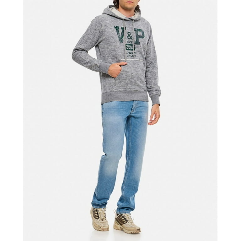 Golden Goose Deluxe Brand Male Cotton Hoodie Grey Sizes standard XXXS 7XL Walmart