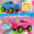 USA Toyz Pink Paradise Adventure Tracks 225 Piece, Interactive STEM