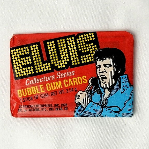 Elvis Presley Vintage 1978 Donruss Unopened Factory Sealed Trading Card Pack (Includes 6 Cards)