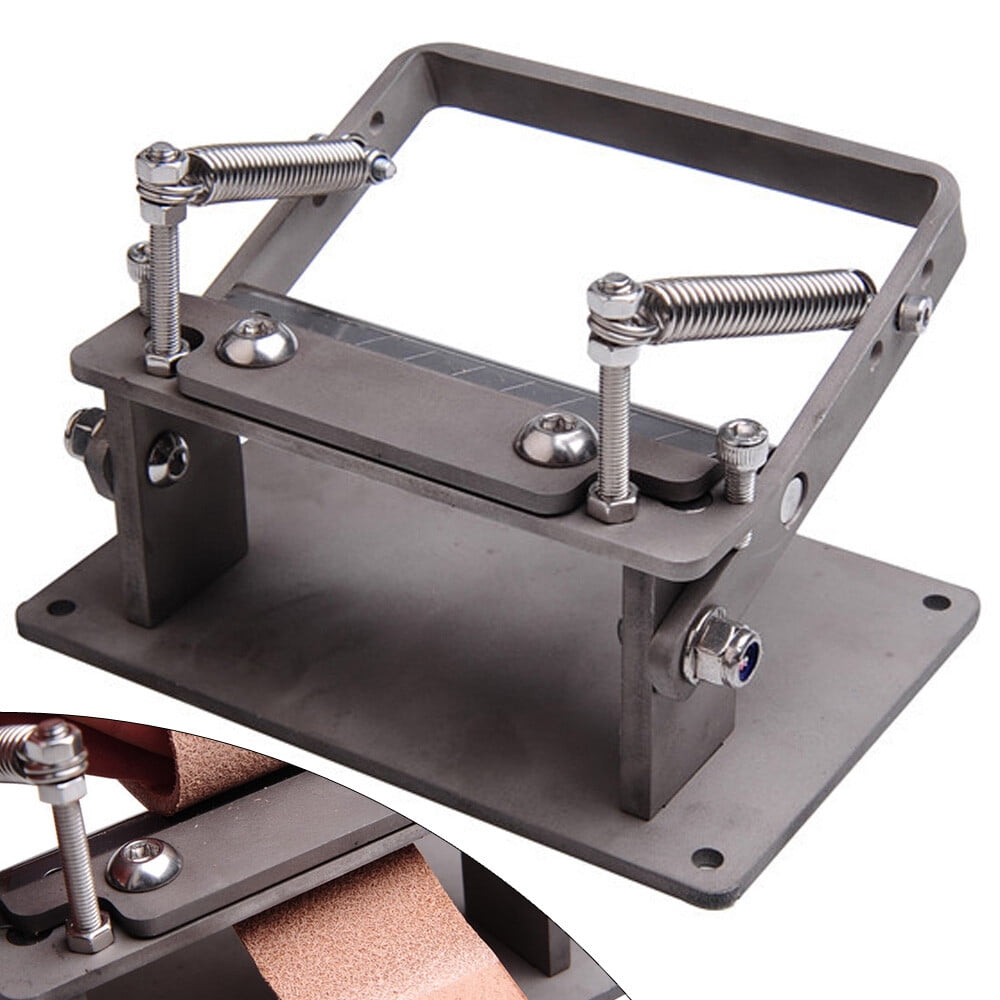 DENEST Manual Leather Splitter Skiver Adjustable Leather Skiving Machine Paring Peeling Machine, 304 Stainless Steel