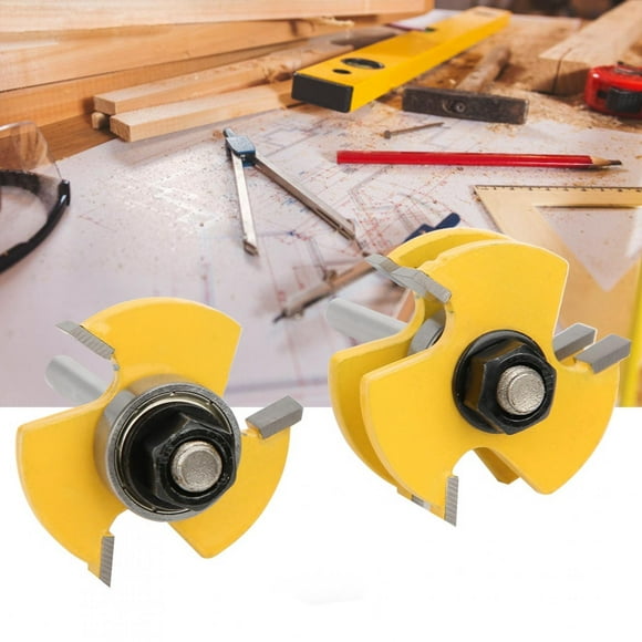 Router Bit, 3-Teeth 1/4 Router Bit, Particle Board For Wood