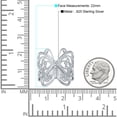 thumbnail image 4 of Filigree Design Butterfly Fashion Ring 925 Sterling Silver Size 5, 4 of 6