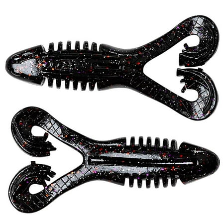 Googan Toad Black Flash 5pk Soft Plastic Fishing Lure
