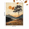 thumbnail image 3 of Qisvanset 12x16 Inch 2D Flat Framed Canvas Art, Holiday Isaiah Bible Verse Floral Matisse Home Wall Gift, 3 of 5
