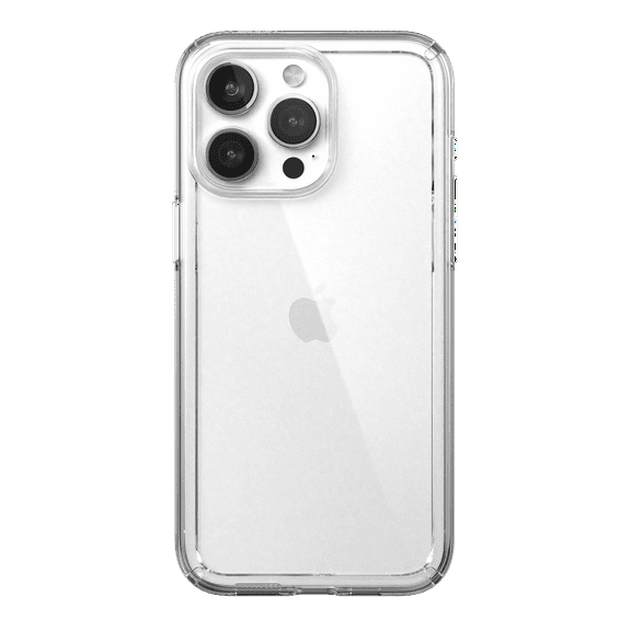 Speck Gemshell Anti Yellowing Slim Cell Phone Case for Apple iPhone 15 Pro Max, Clear