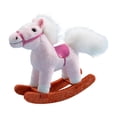 thumbnail image 4 of Fiocias Rocking Horse Animal Stuffed Animal Cushion Ornament Decor Simulation Softness Functional Suitable for Collection Living Room Office Bedroom Dec pink, 4 of 8