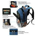 thumbnail image 5 of ALAZA Ski Skateboard Backpack Elementary School Bag Bookbag Travel Rucksack, 5 of 7