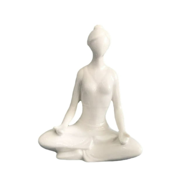 Decoración de cerámica Yuarrent Chica de Yoga Tipo 17