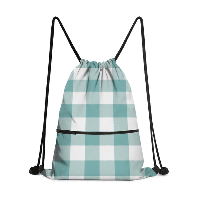 Gdhiybf Double Layer - Lateral Horizontal Zipper Drawstring Bags for Men