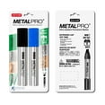 thumbnail image 4 of ZEYAR Permanent Markers, JUMBO Size, Set of 2, Premium Waterproof & Smear Proof Markers, Quick Drying- Great on Plastic,Wood,Stone,Metal and Glass for Doodling and Marking (Black & Blue), 4 of 4