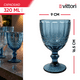 thumbnail image 3 of Set 4 Copas Vidrio Vino Tinto Agua Cristal 320 Ml Vittori  Azul Cobalto, 3 of 7