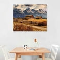 thumbnail image 2 of ARISTURING  Farmhouse Old Barn Canvas Wall Art Vintage Rustic Farm Pictures Prints Texas Country Artwork   20x16in, 2 of 6