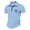 Light Blue, variant on Kixjoy 250 Anniversary Usa Shirt Short Sleeve Lounge Collared Polo Shirts Quarter Zip American Flag Print Tshirt Lightweight Soft Patriotic Shirts, Light Blue M