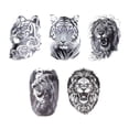 thumbnail image 3 of Body Tattoo Sticker,5 Sheet Animal Pattern Animal Tattoo Sticker Waterproof Tattoo Sticker Ultimate Reliability, 3 of 8