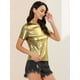 thumbnail image 4 of Top Allegra K multicolor Brillante Metálica para Mujer XS, 4 of 6